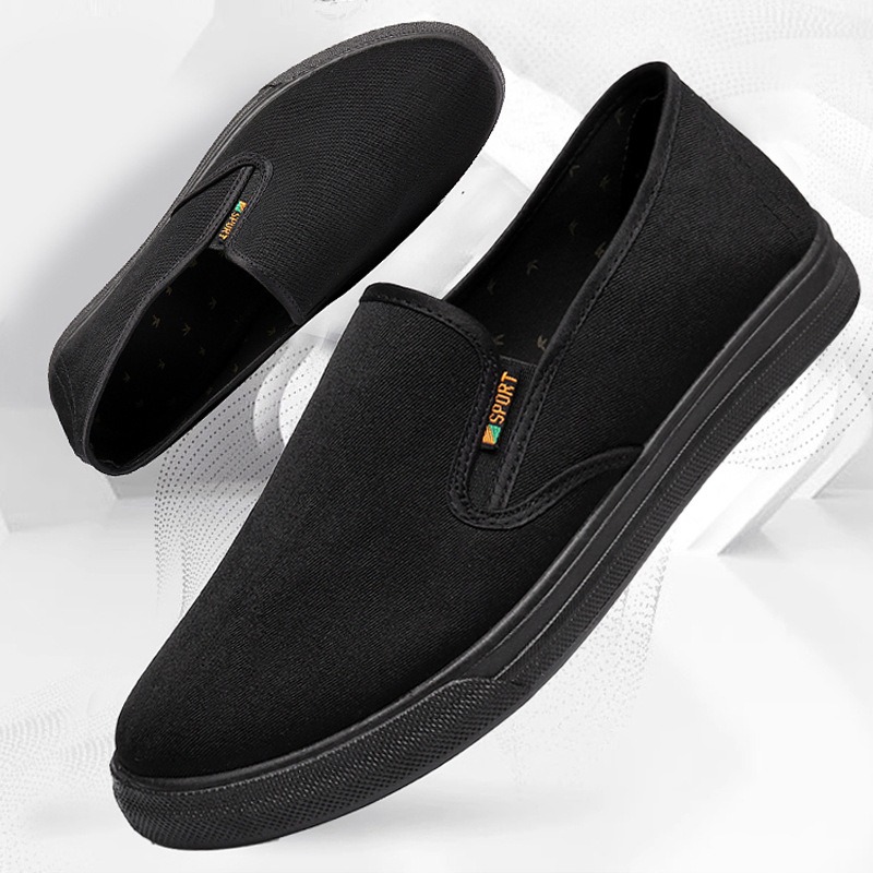 Old Beijing cloth shoes, men's breathable black cloth shoes, wear-resistant beef tendon sole cloth shoes, work shoes, driver shoes - Image 2